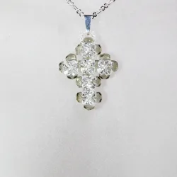 Pendant 30cm - Serafina-Silver Chain - Pendant 30cm - Laiton argenté